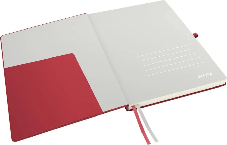 Leitz Complete Notesbog | A4 | Linjeret | Rød