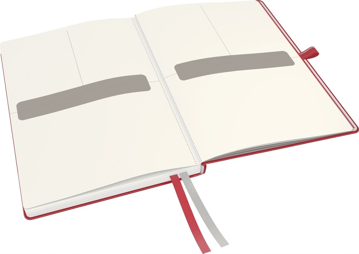 Leitz Complete Notesbog | A5 | Kvadreret | Rød