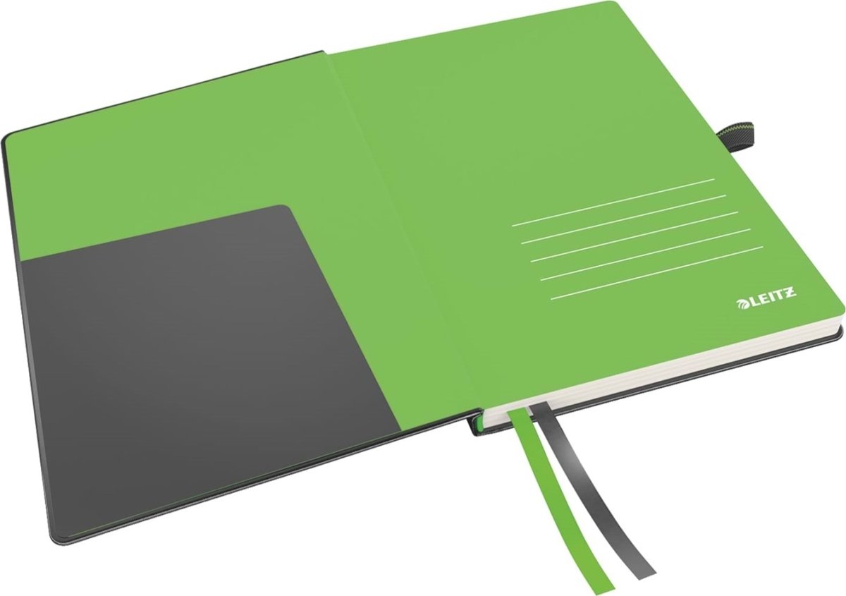 Leitz Complete Notesbog | A5 | Linjeret | Sort