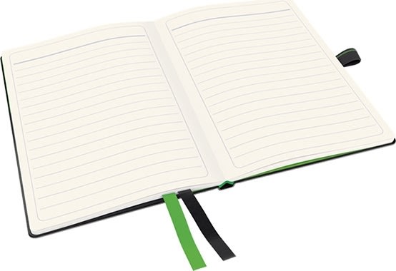 Leitz Complete Notesbog | A6 | Linjeret | Sort