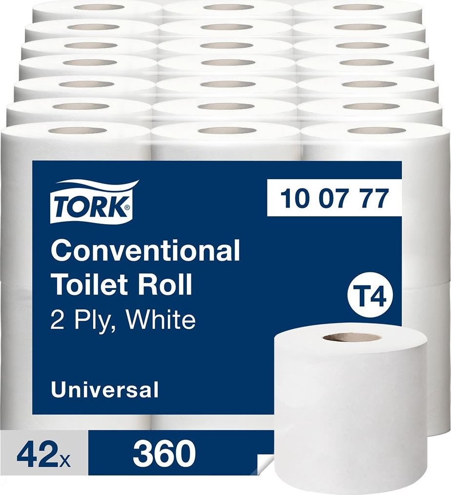 Tork T4 Universal Toiletpapir, 2-lag, 42 rl