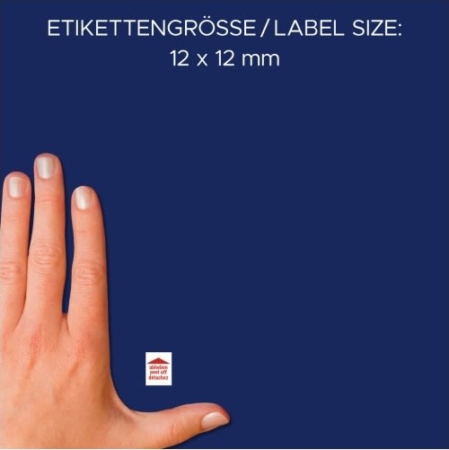 Avery 3516 Fotoklistermærker, 12x12mm, 400 stk.