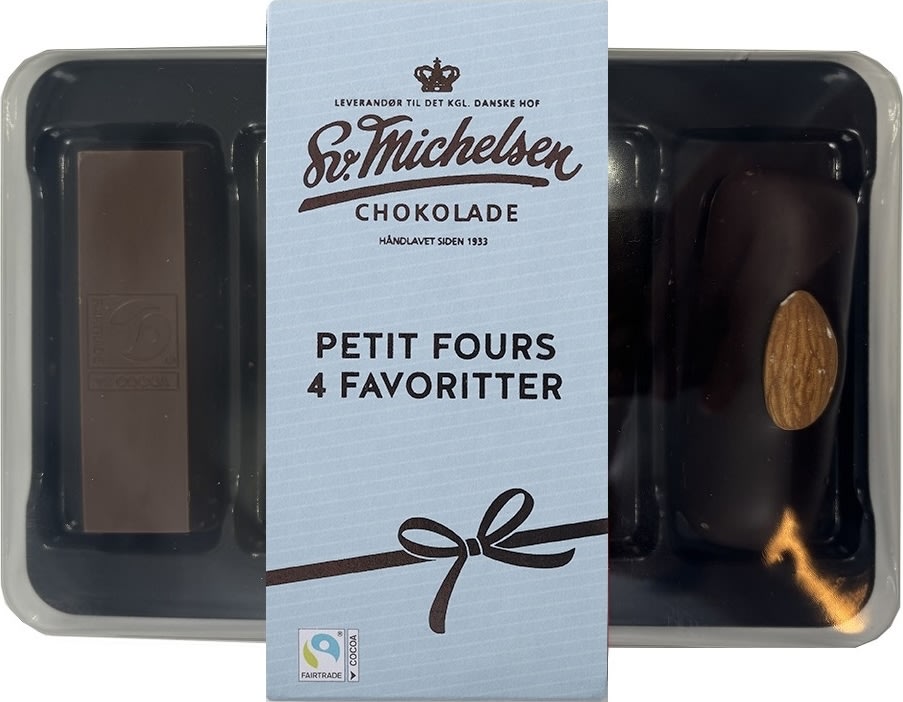 Sv. Michelsen Petit Fours Marcipan & Nougat 4 stk