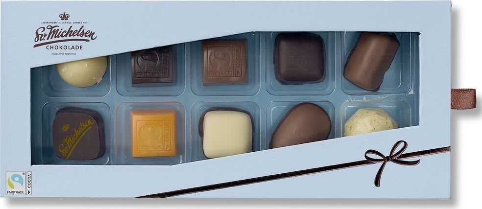 Sv. Michelsen Gaveæske m. fyldt chokolade 100g