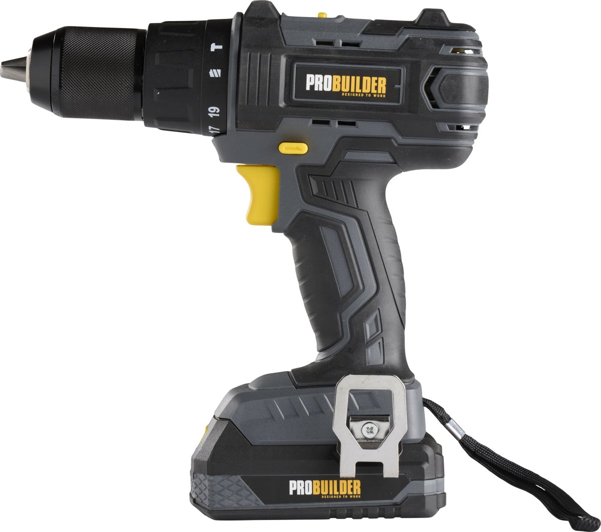 Probuilder Boremaskine m/slag akku 18V