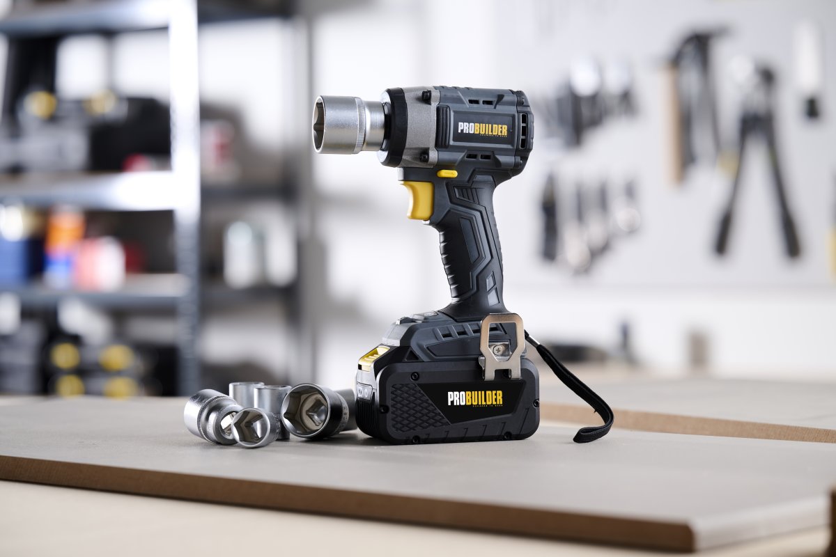 Probuilder Slagnøgle akku 18V, 350Nm