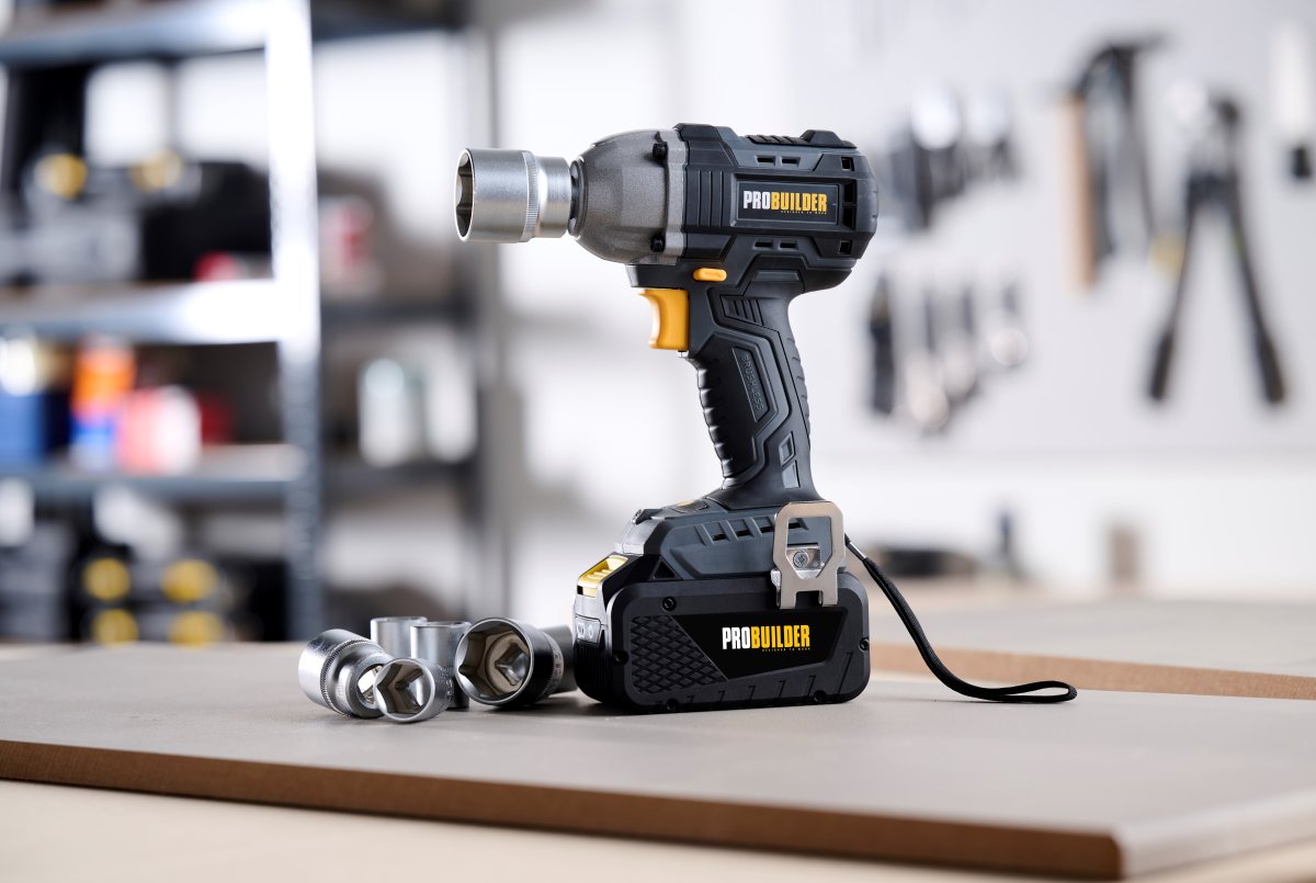 Probuilder Kulfri Slagnøgle akku 18V, 500Nm