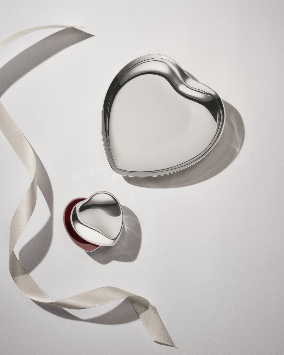 Georg Jensen Hjerte Pilleæske, stål