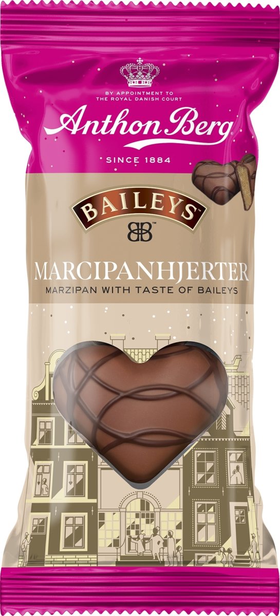 Anthon Berg Marcipanhjerter m/baileys, 84 g