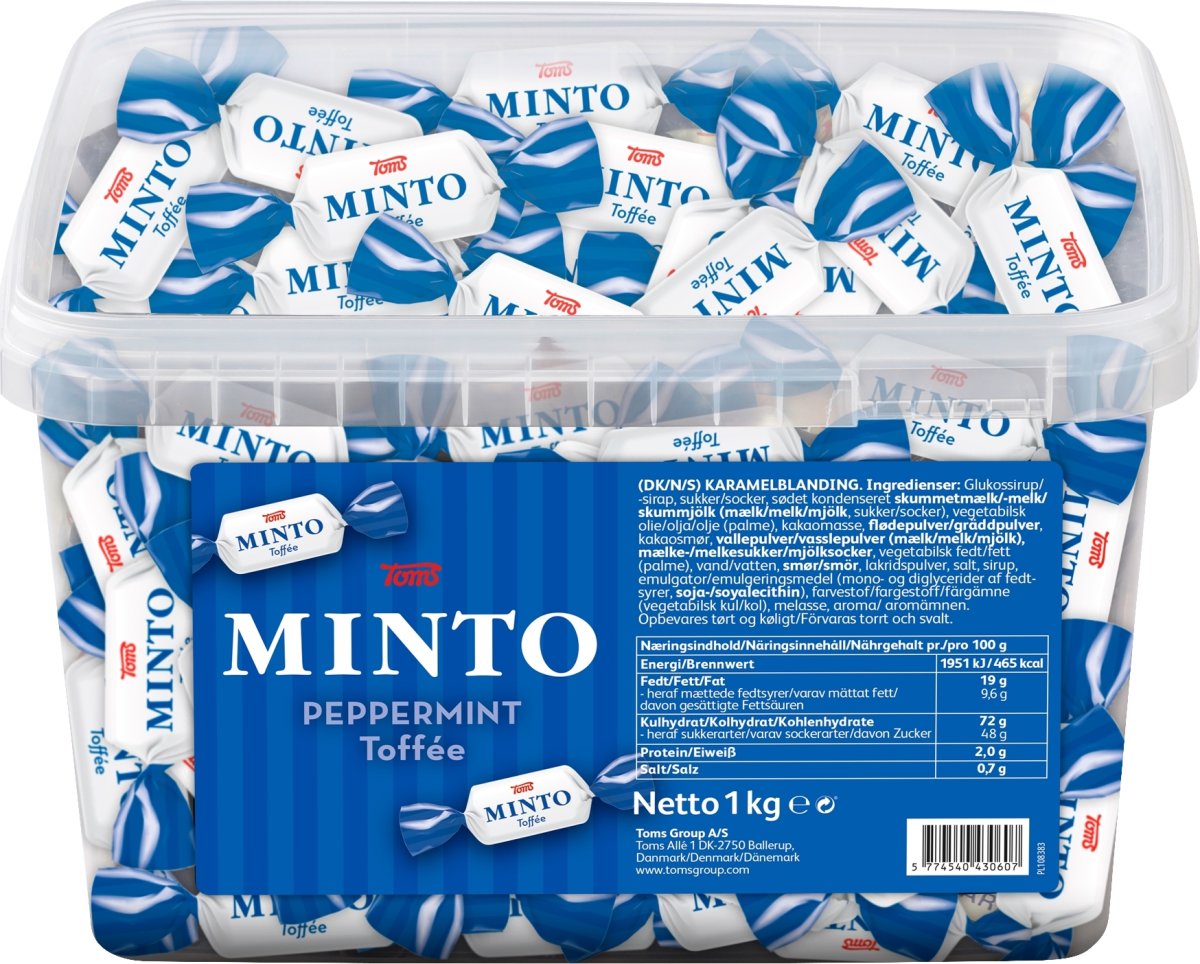 Toms Minto Pebermynte Karameller, 1 kg