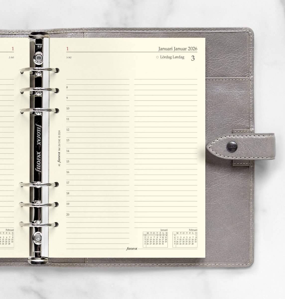 Filofax 2026 Refill | A5 | Dag