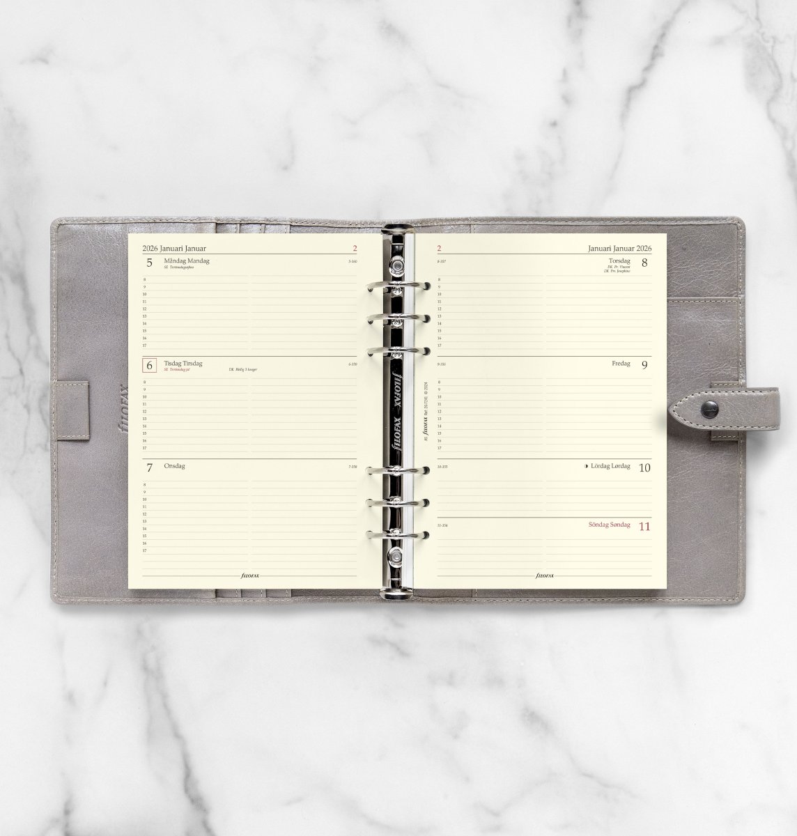 Filofax 2026 Refill | A5 | Uge