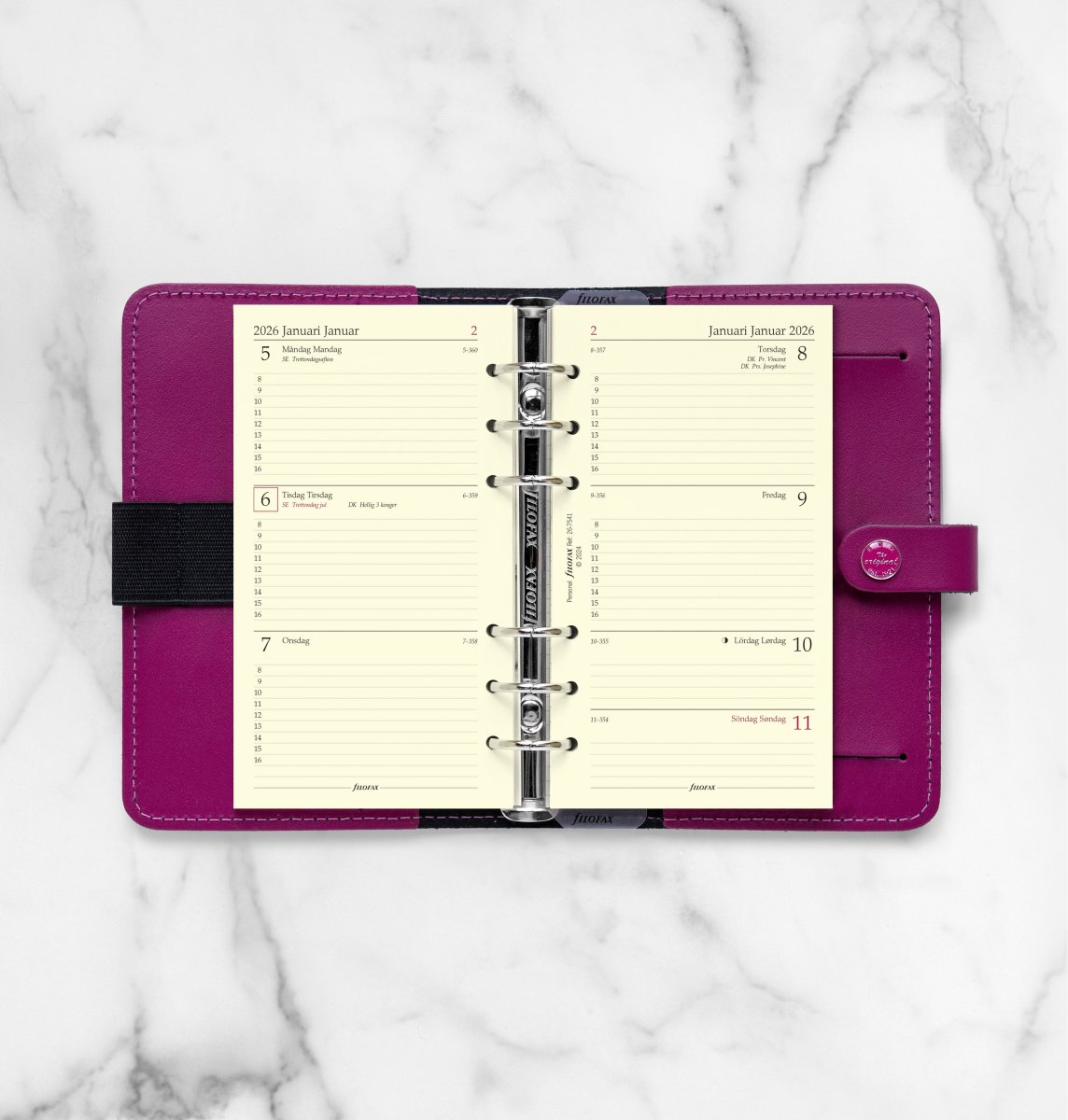 Filofax 2026 Refill | Personal | Årspakke