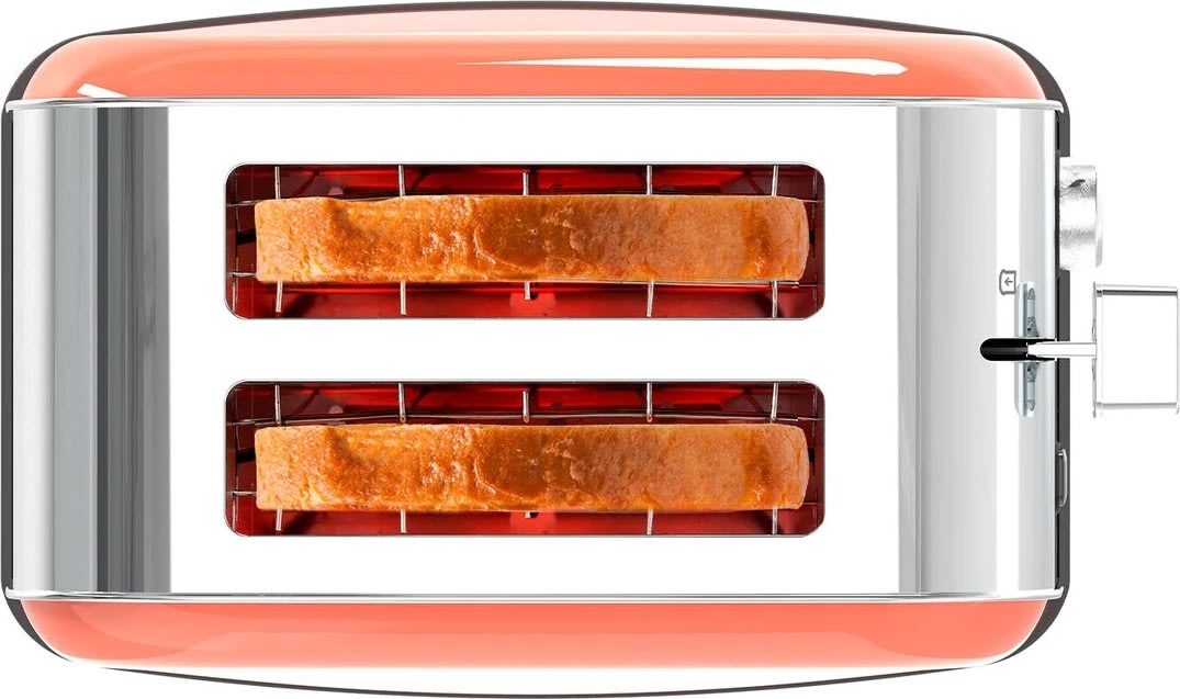 Taurus Brødrister Vintage 2 Skiver Coral