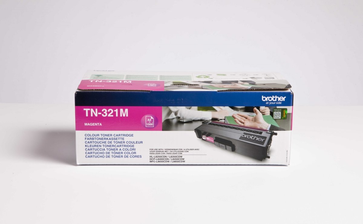 Brother TN321M Lasertoner, magenta, 1500 s.