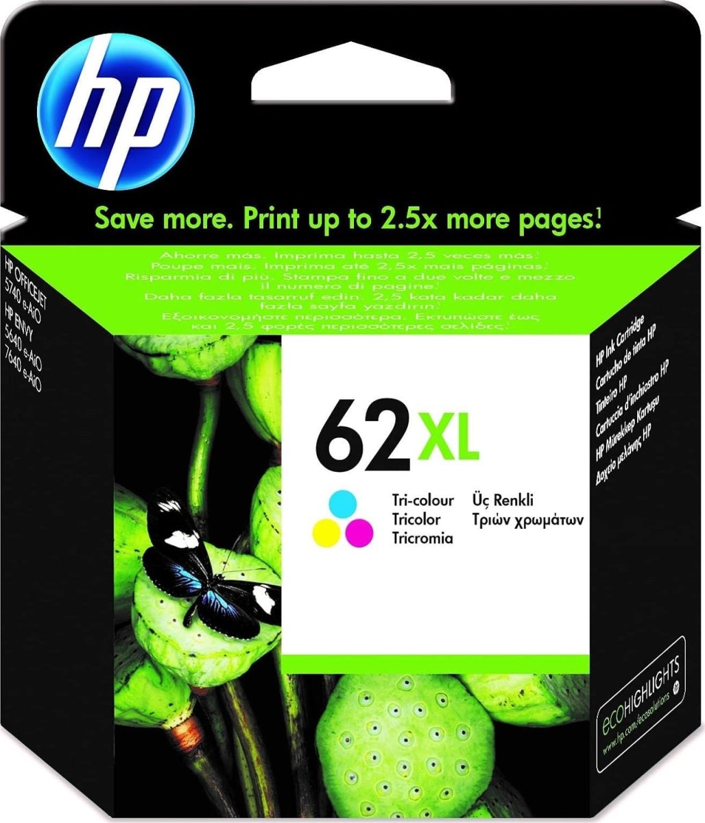 HP no 62XL C2P07AE blækpatron, multi, 415s