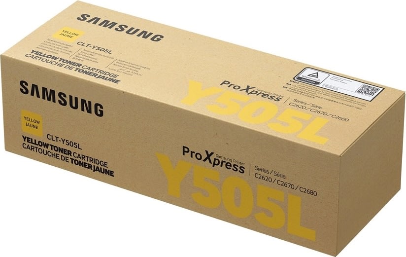 Samsung CLT-Y505L/ELS lasertoner, gul, 3500s.
