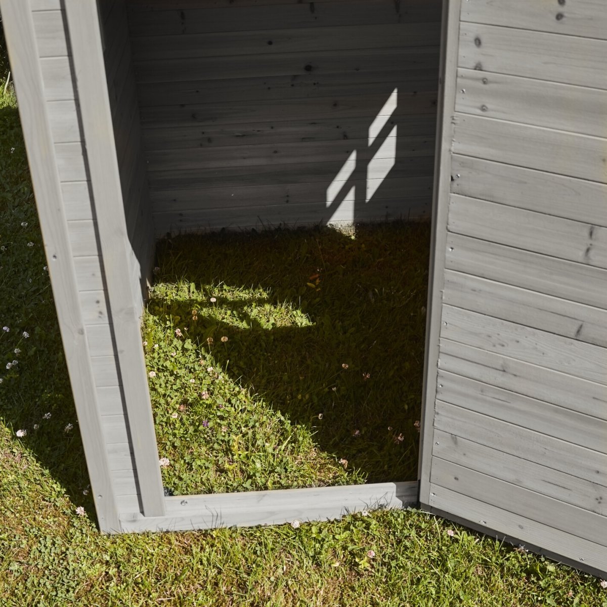 NORDIC PLAY Legehus 158x148x132 cm, grå/sort