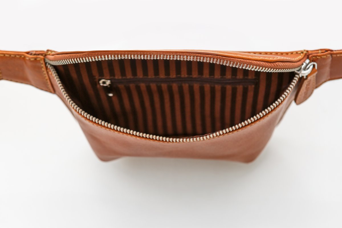 Velorbis Bumbag i Bøffellæder, honey