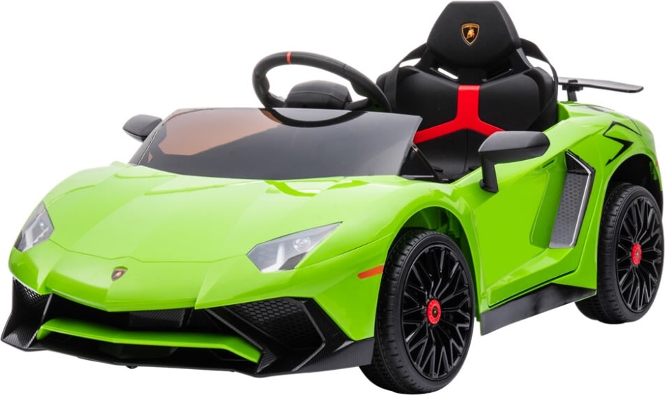 NORDIC PLAY Elbil Lamborghini Aventado, 12V, grøn