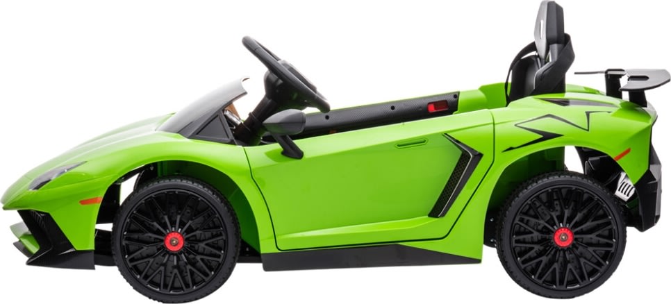 NORDIC PLAY Elbil Lamborghini Aventado, 12V, grøn