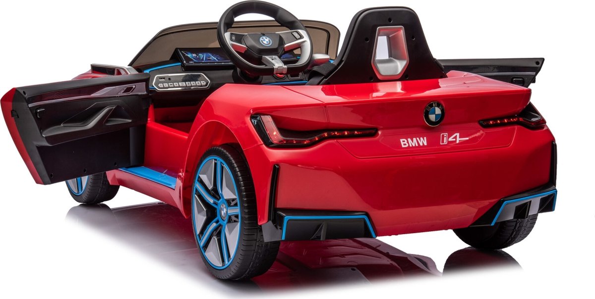 NORDIC PLAY Elbil BMW I4, 4x12V, rød