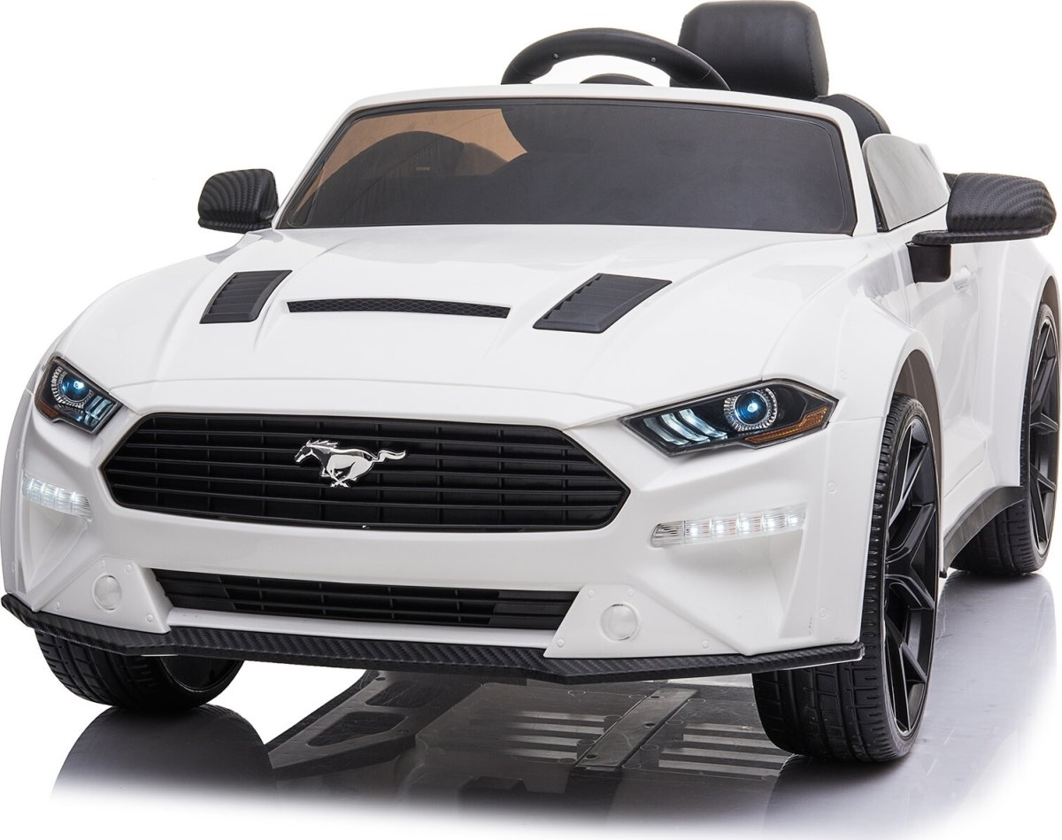 NORDIC PLAY Elbil Ford Mustang, 2x12V, hvid