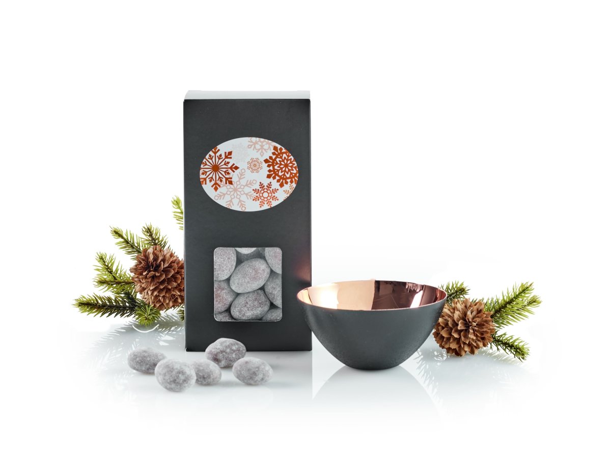 Normann Copenhagen Krenit skål 8 cm m. chokolade
