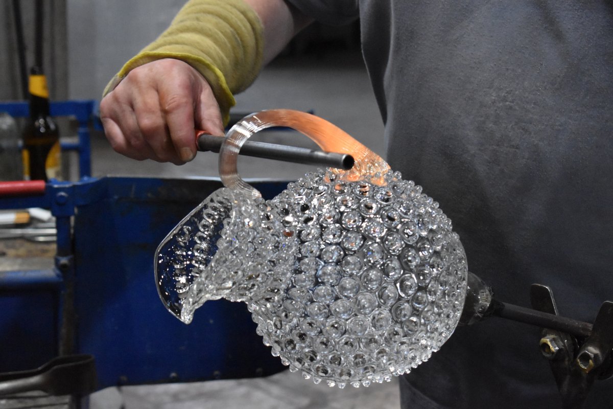 Anna Von Lipa Paris Hobnail Kande, 2L, Crystal