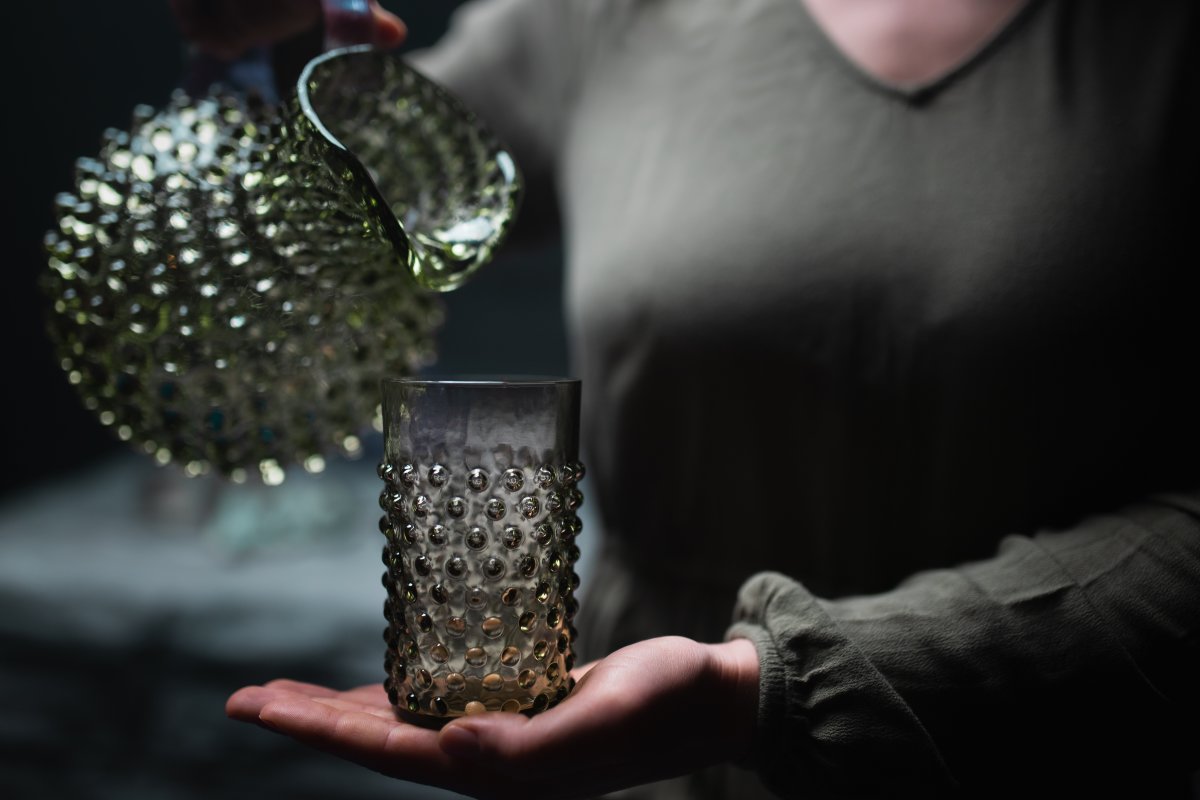 Anna Von Lipa Paris Hobnail Kande, 2L, Olivegreen