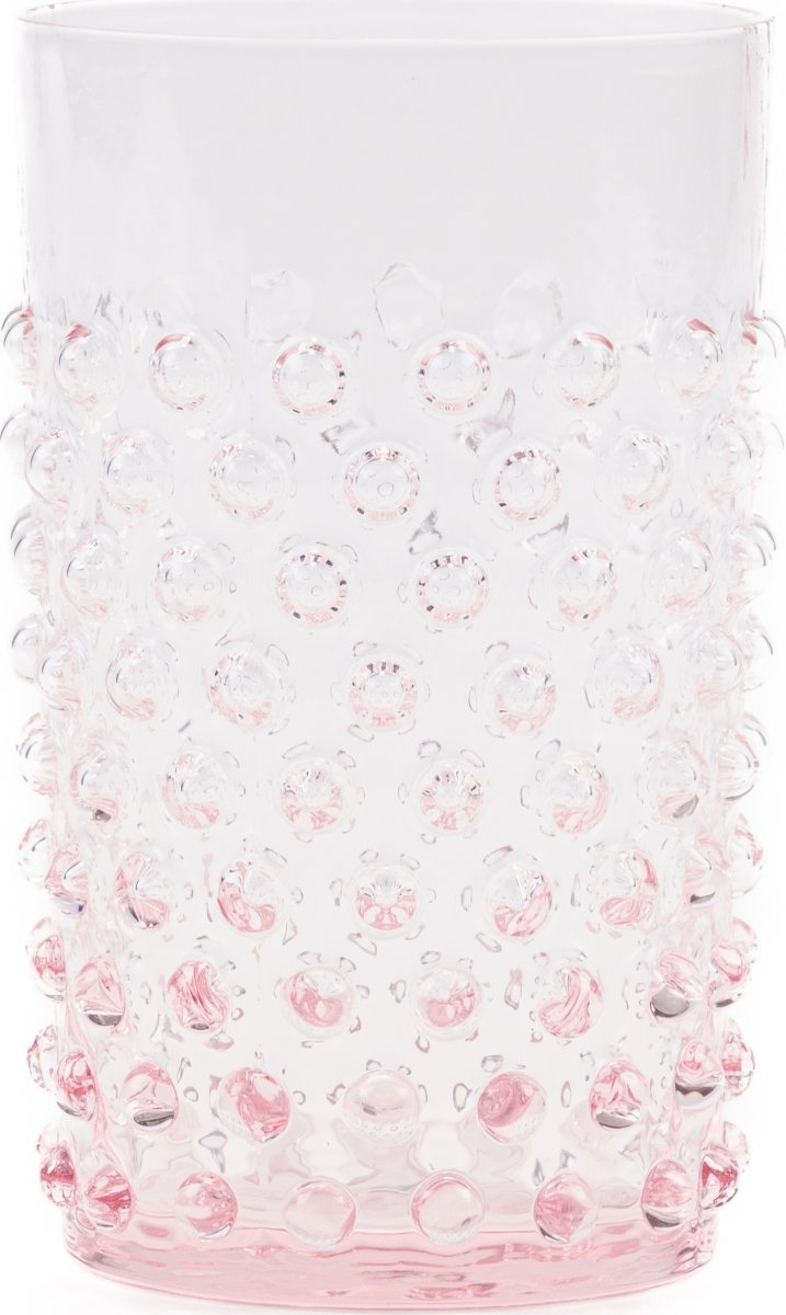 Anna Von Lipa Hobnail Glas, 250ml, rosa