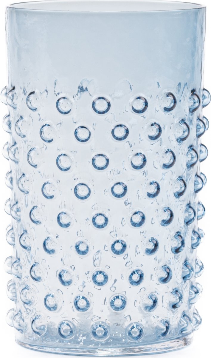 Anna Von Lipa Hobnail Glas, 250ml, blue smoke