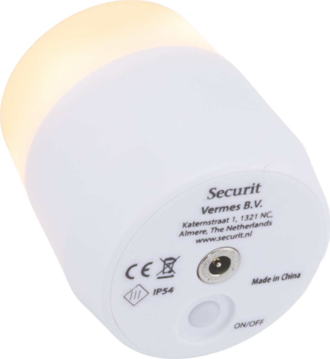 Securit® Amsterdam LED fyrfadslys, 12 stk., hvid