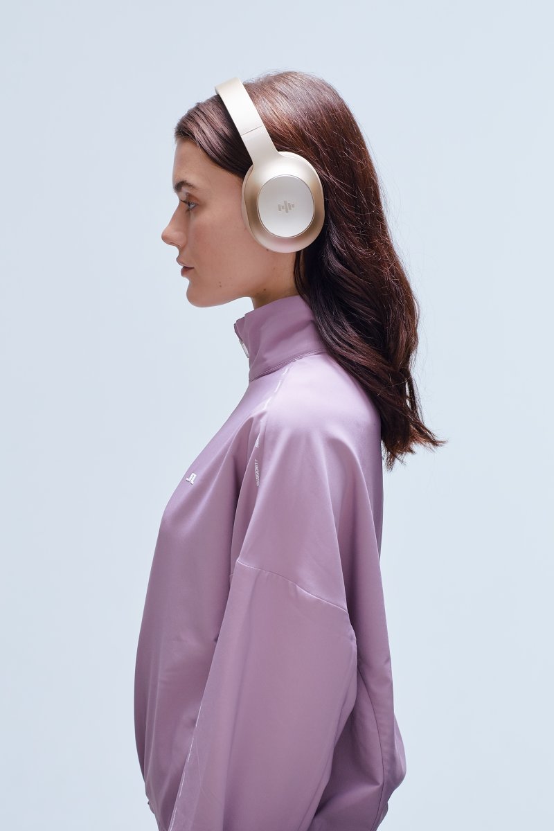 SoundLiving Wave headset, guld