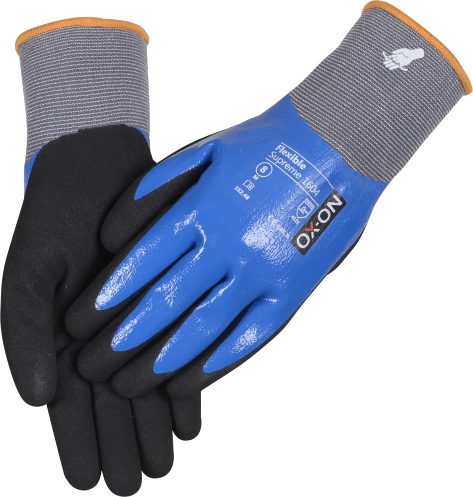 OX-ON Arbejdshandske Flexible Supreme 1604, Str 11