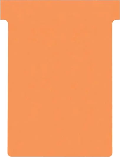 Nobo T-kort str. 3, 80 x 120mm, 100 stk, orange