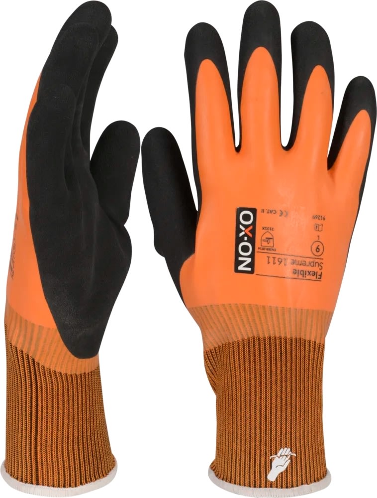OX-ON Arbejdshandske Flexible Supreme 1611, Str 7
