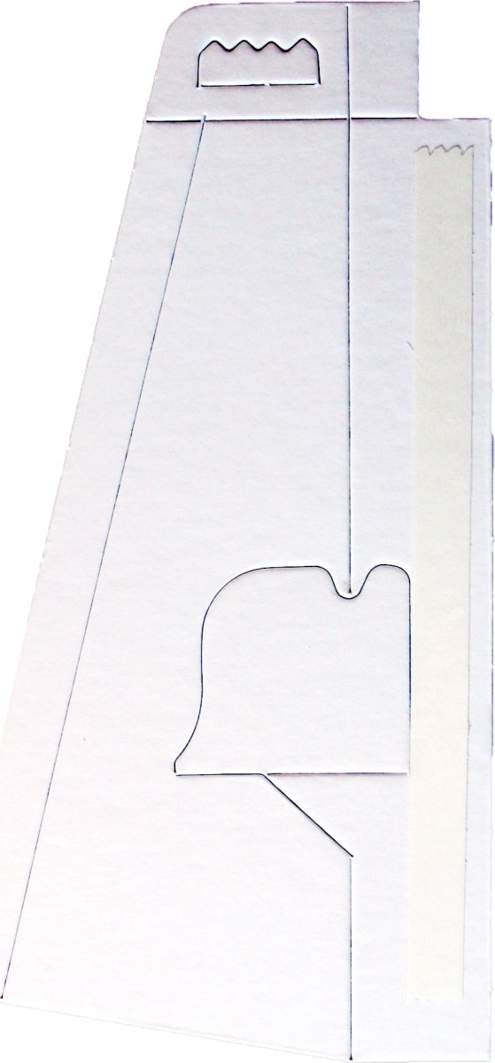 Base til Print & klæb display | A4 | Hvid