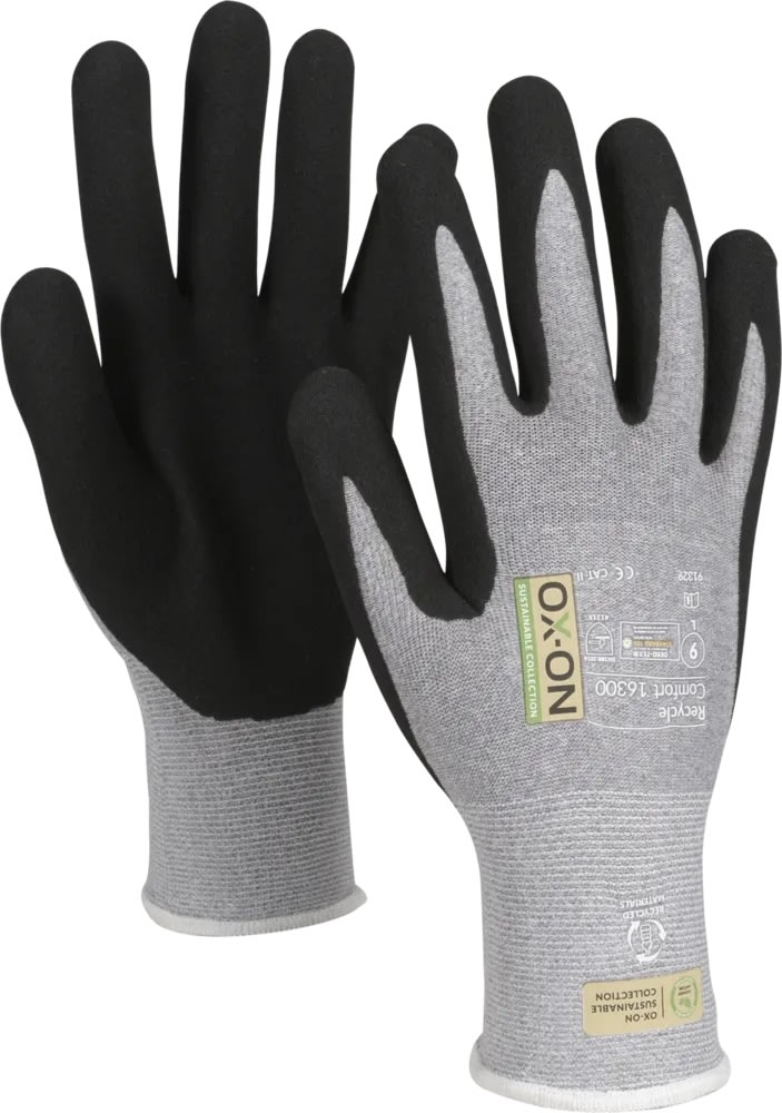 OX-ON Arbejdshandske Recycle Comfort 16300, Str 11
