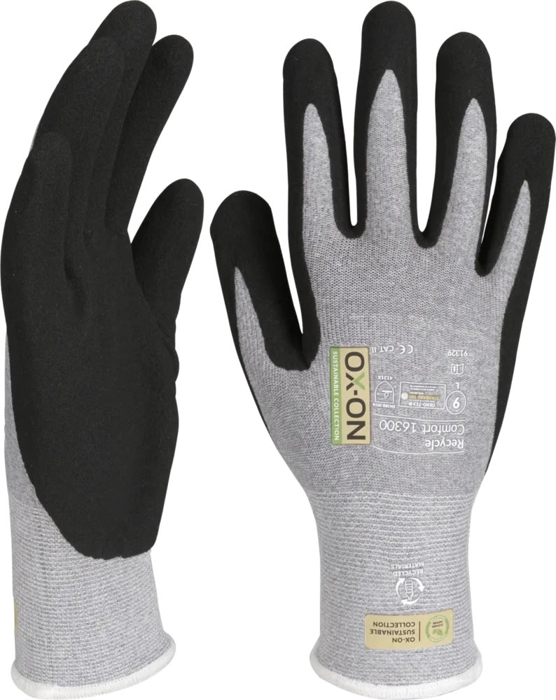 OX-ON Arbejdshandske Recycle Comfort 16300, Str 11