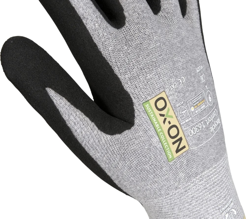 OX-ON Arbejdshandske Recycle Comfort 16300, Str 11