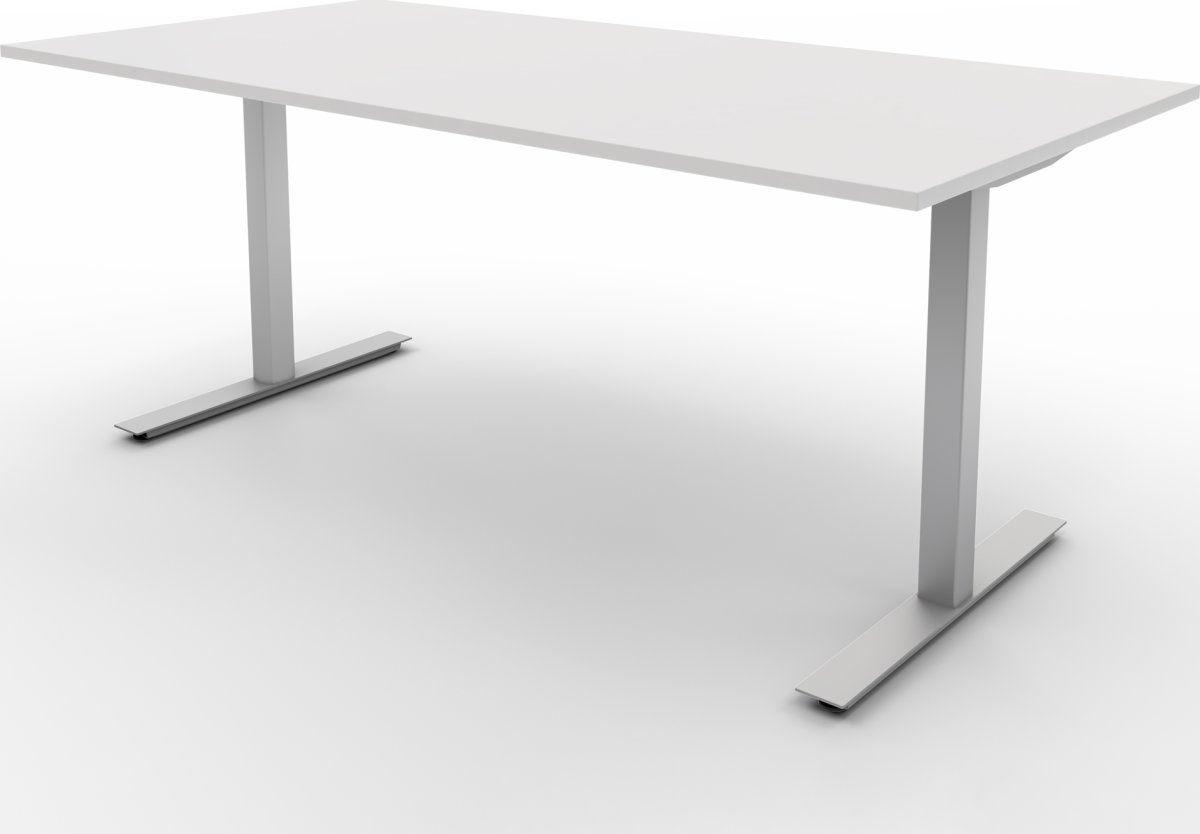 Bordplade 180x90, hvid decor lam., hvid rosette