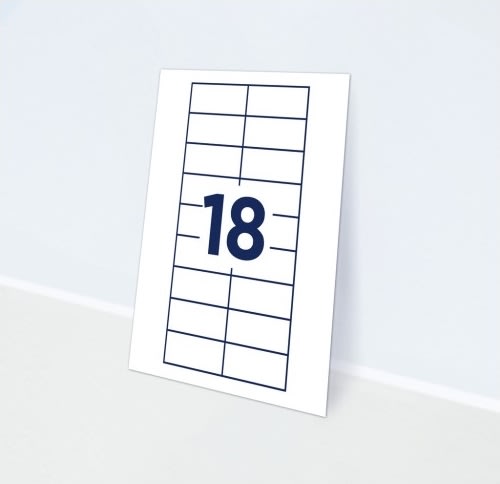 Badgepoint Printbare indstik 65x30mm, til Polar 30