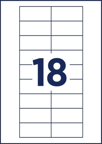 Badgepoint Printbare indstik 65x30mm, til Polar 30