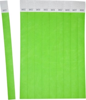 Avery TYVGN-50 Armbånd | grøn | 500 stk.| 256x19mm