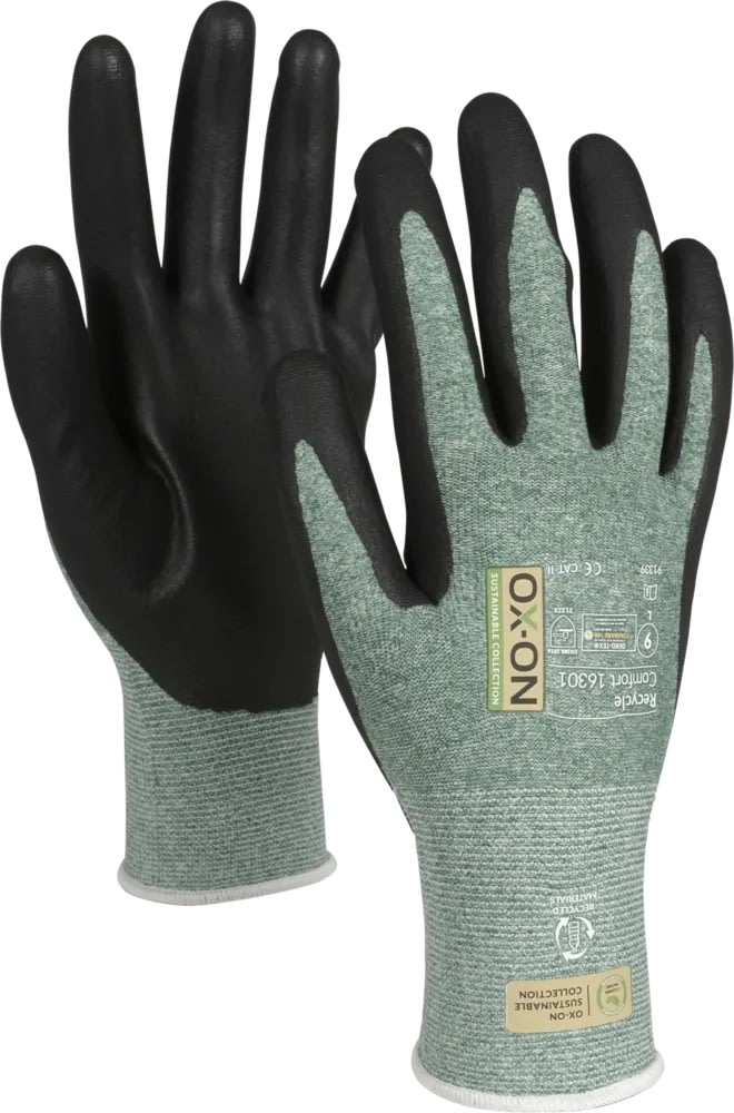 OX-ON Arbejdshandske Recycle Comfort 16301, Str 7