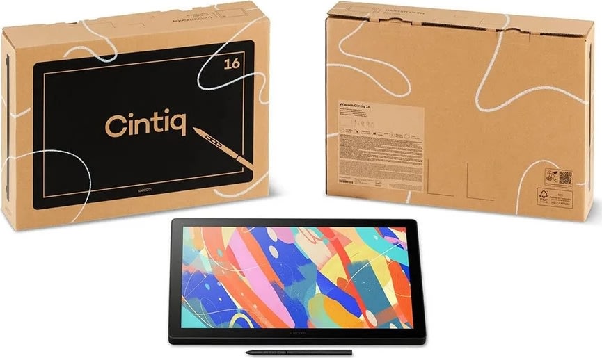 Wacom Display Cintiq 16 (2025), sort