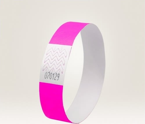 Avery TYVPK-50 Armbånd | pink | 500 stk.| 256x19mm