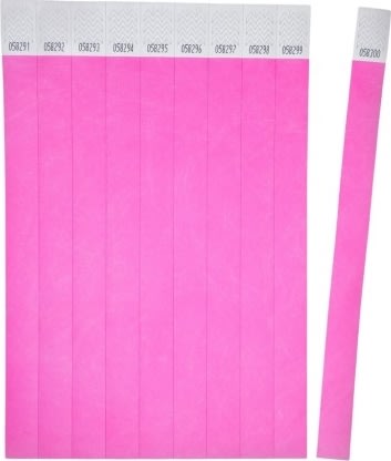 Avery TYVPK-50 Armbånd | pink | 500 stk.| 256x19mm