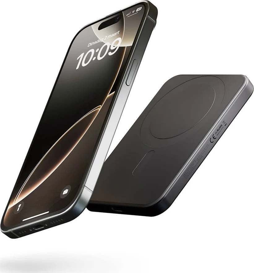 Zens Powerbank Pro 1 Slim 5.000 mAh, Sort